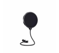 Поп-фильтр с двойным слоем нейлона для микрофона, диаметр 10 см