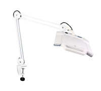 Лампа лупа косметологическая светодиодная 3 диоптрии на утяжеленной струбцине