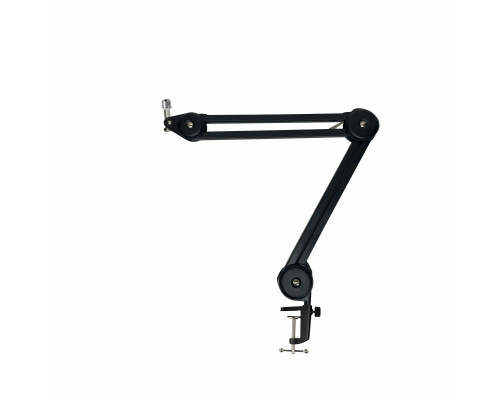 Настольная стойка пантограф PTS-58 с усиленной струбциной и резьбой крепления 5/8" для микрофона