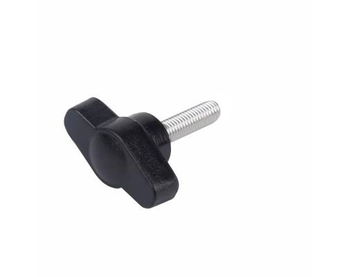 Крепежный винт барашек с резьбой М6, длиной резьбы 10 мм(M6x10)