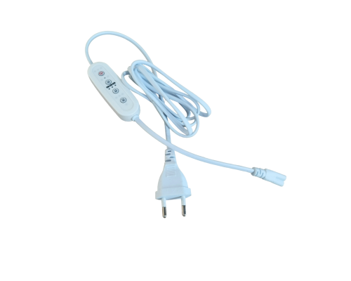 Таймер для фитолампы на кабеле с вилкой, тройнoй рaзъем C5, 1.95 м