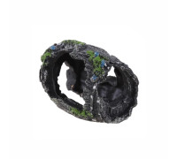 Декорация для аквариума бочка, грот для рыб и рептилий