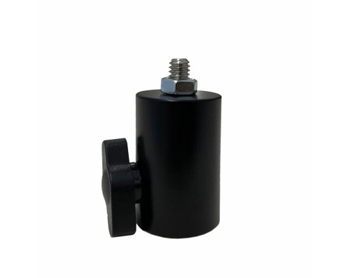 Штативный адаптер с винтовой металл резьбой 1/4, 10 мм и гайкой