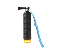 Поплавок-монопод для экшн камеры с крепежным винтом, желто-черный