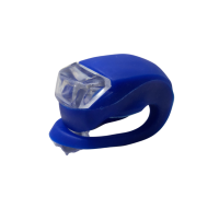 Фонарь светодиодный велосипедный, силиконовый, синий