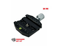 Штативная площадка QR-70N с уровнем для крепления камеры