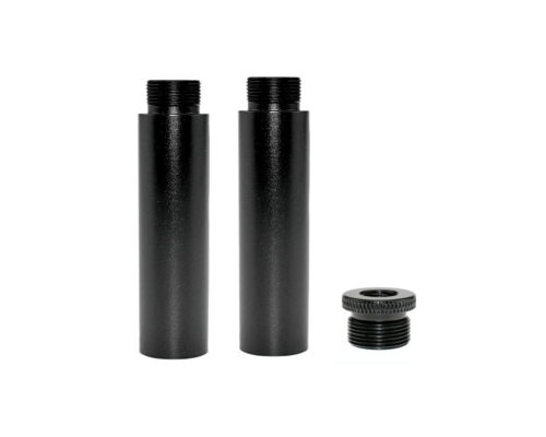 Набор из 2 удлинителей держателя для микрофона, резьба 5/8, с переходником на 3/8