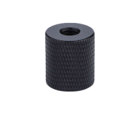 Переходник с резьбой 1/4"(F)-М5, черный