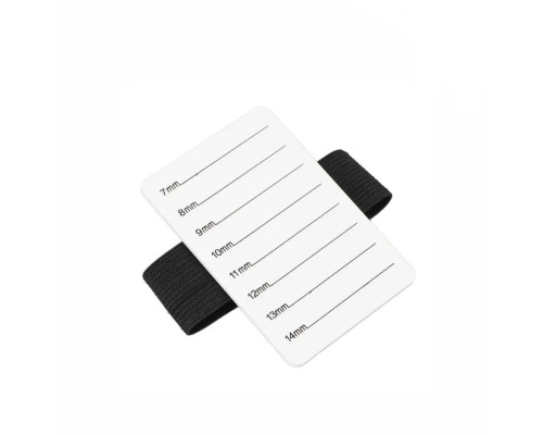 Планшет для наращивания ресниц 7-14 мм с креплением на руку