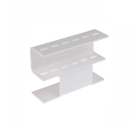 Подставка органайзер для 6 пинцетов для наращивания ресниц, цвет белый