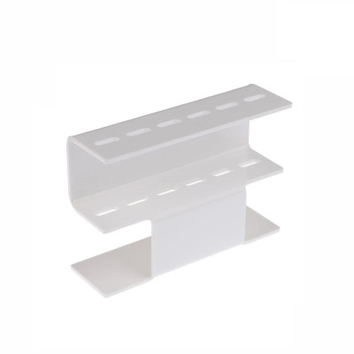 Подставка органайзер для 6 пинцетов для наращивания ресниц, цвет белый