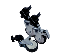 Колеса для стоек, ролики для светильников напольных, кольцевых ламп, студийного оборудования, диаметр 75 мм, 3 шт