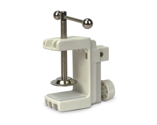 Усиленная пластиковая струбцина CP-007 с 2 отверстиями для пантографа, цвет белый