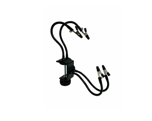 Держатель платы микросхем для пайки со струбцинным креплением, 4 зажима