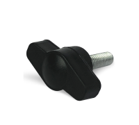 Крепежный винт барашек с резьбой М5, длиной резьбы 15 мм(M5x15)