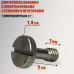 Винт удлиненный с резьбой 1/4" для штативов и микрофонных стоек