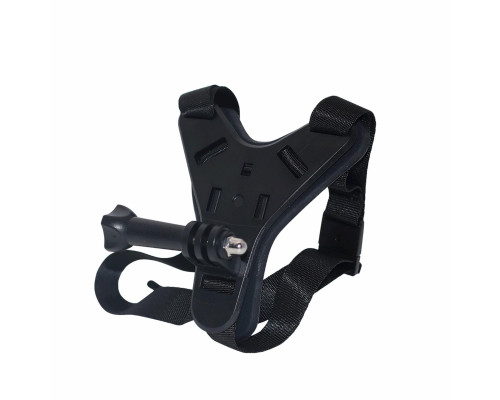 Крепление с фиксирующим винтом и гайкой на шлем для GoPro и других экшн камер