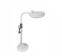 Напольная лампа лупа LLP косметологическая светодиодная с подставкой и колесиками для мобильности