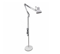 Напольная лампа SPSH-W с утяжелённым основанием на пантографе, белая