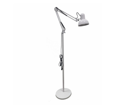Напольная лампа SPSH-W с утяжелённым основанием на пантографе, белая