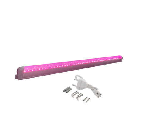 Фитолампа для растений, LED светильник с розовым свечением, 59 см