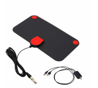 Телевизионная антенна для цифрового ТВ, компактная HDTV антенна с усилителем, черная