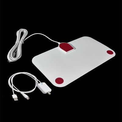 Телевизионная антенна для цифрового ТВ, компактная HDTV антенна с усилителем, белая