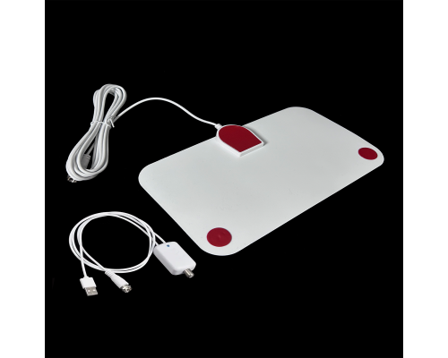 Телевизионная антенна для цифрового ТВ, компактная HDTV антенна с усилителем, белая