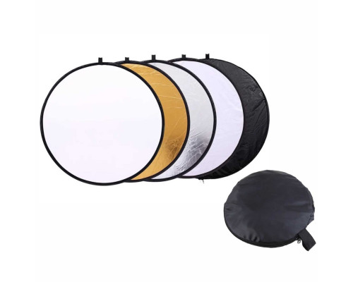 Отражатель для фото и видео, светоотражатель 5в1, 58 см, с переноской 