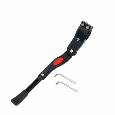 Металлическая подножка для велосипеда, черная