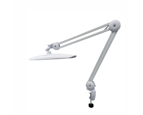 Профессиональная бестеневая лампа на струбцине, светильник для наращивания ресниц, белый
