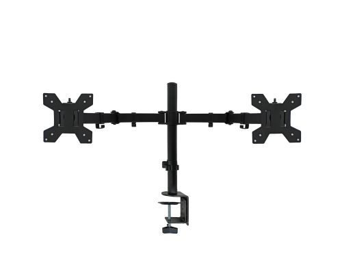 Настольный кронштейн M052 для двух мониторов диагональю до 27", черный