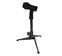 Металлическая микрофонная стойка настольная MF-027P с держателем «прищепка» 