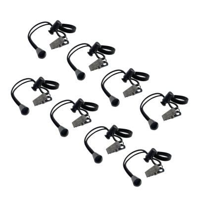 Боковые зажимы крепления для фотофона с металлической прищепкой, 8 шт