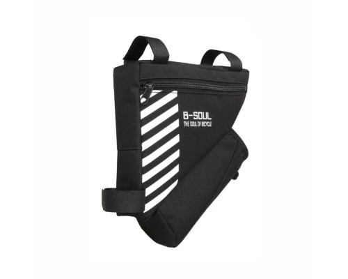 Велосумка на раму VB-01, сумка для велосипеда дорожная, черная