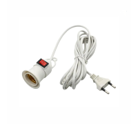 Светильник патрон подвесной с выключателем и кабелем