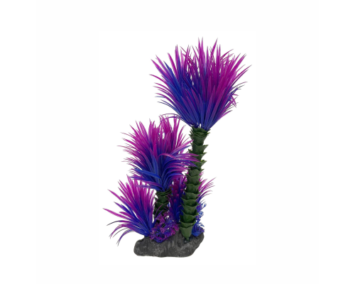 Растение искусственное, декор для аквариума, фиолетовая декоративная трава(2606001)
