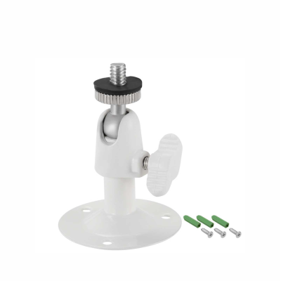 Настенное крепление NKSH-14W с шаровой головкой и резьбой 1/4", цвет белый