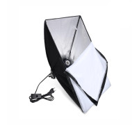 Светоотражающий софтбокс 40х60 см с держателем на 1 лампочку с креплением на штатив