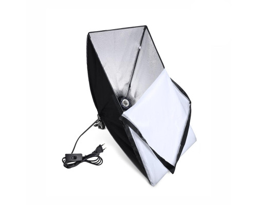 Светоотражающий софтбокс 40х60 см с держателем на 1 лампочку с креплением на штатив