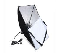 Светоотражающий софтбокс 50х70 см с держателем на 1 лампочку с креплением на штатив