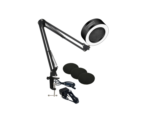  Вытяжка с подсветкой и сменными фильтрами для наращивания ресниц