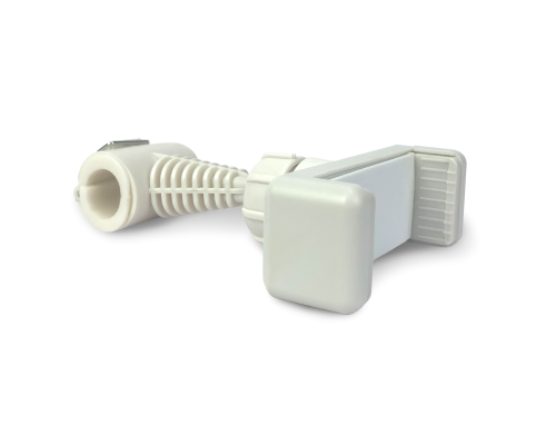 Автомобильный держатель ADT-85-W для телефона до 8,5 см на подголовник, цвет белый