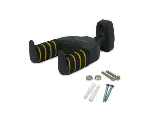 Настенный держатель для гитары, кронштейн, подставка с автозахватом грифа