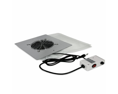 Вытяжка встраиваемая, пылесос для маникюра 60W 220V, цвет стальной