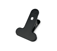 Прищепка металлическая для фотофона, черная, резьба М10, без упаковки