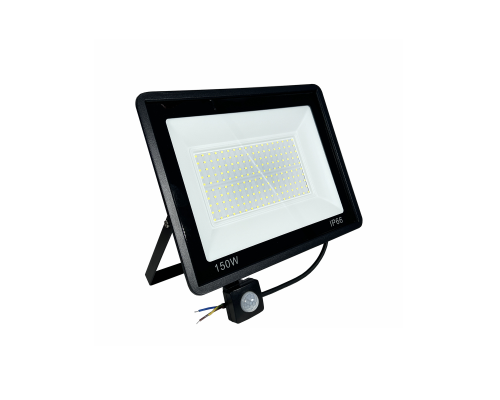 Светодиодный прожектор 150 Вт, 3000K, с датчиком движения
