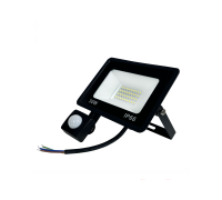 Светодиодный прожектор 30 Вт, 3000K, с датчиком движения