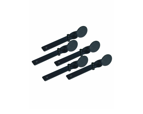 Мишень подвесная на стойку, длинная, металл, 5 шт