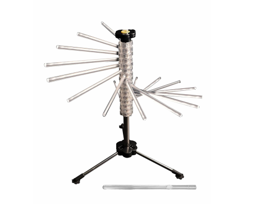 Сушилка для лапши на треноге, 14 держателей, с палочкой для переноса, цвет прозрачный